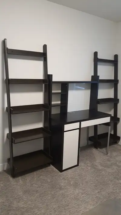 Office Desk (Micke) and Bookcase, View more