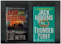 LOT OF 10 JACK HIGGINS BOOKS AUTHOR OF THE EAGLE HAS LANDED