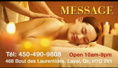 Professional relaxation massage laval, View more