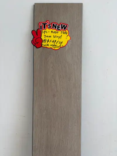 Premium 7mm Vinyl Flooring - ON SALE $1.69/sqft, View more