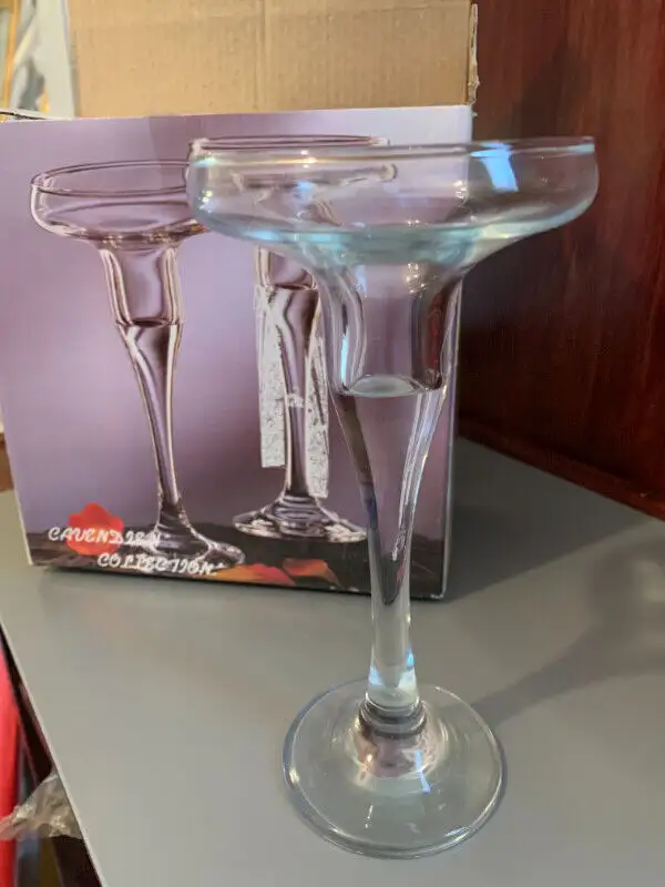 Candle Holders Pasabahce Circle Turkey Art of Glass (Set of 2)63234703230465121