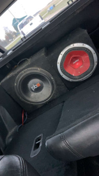 subwoofers with amp 