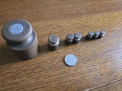 OHAUS Antique Brass Balance Weights, View more