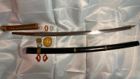 Antique Japanese samurai sword katana WW2 signed and dated
