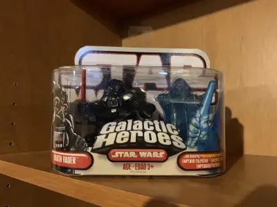 Hasbro Star Wars Galactic Heroes Darth Vader Emperor Palpatine, View more