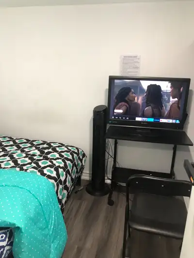 A Furnished, clean and spacious basement room is available for rent in a well-maintained house locat...