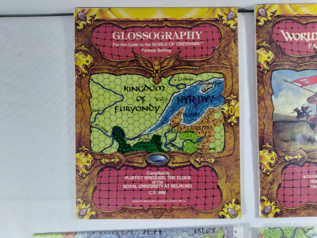 AD&D WORLD OF GREYHAWK Fantasy Game Setting Box Set dans Art et objets de collection  à Moncton - Image 3