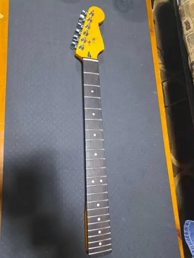 Selling a stratocaster neck. Rosewood frets board,genuine fender tuners and string trees. Neck was s...
