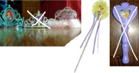 Tiaras and Wands for Dressup or Halloween - Starting at $2