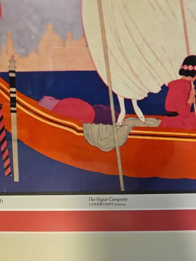 Vintage Vogue Art Print June 1 1916 Summer Fashion Cover Wall Ar in Arts & Collectibles in St. Catharines - Image 8