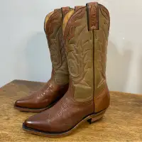 moto  motorcycle Boulet western leather cowboy boots like new