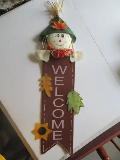 Fall welcome sign (for on door), View more