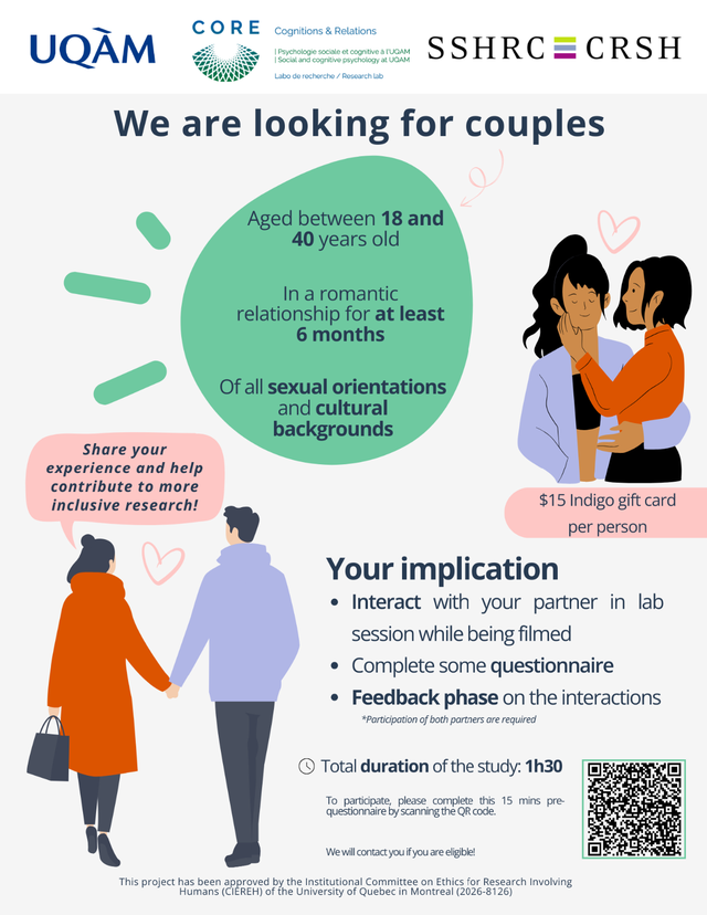 SEEKING PAID PARTICIPANTS (French below)