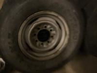 Four steel wheels 16x6 from 1990 Ford F-250