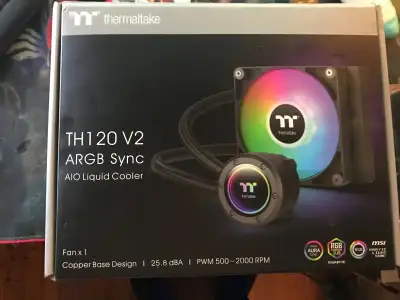 Refroidisseur liquide pour processeur Thermaltake TH120 ARGB Syn, View more