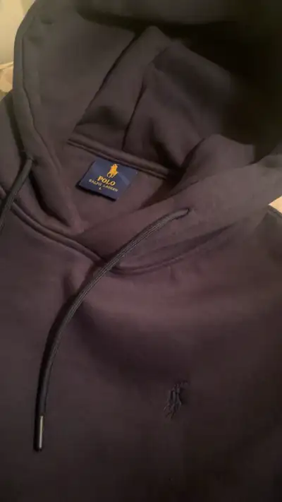 midnight blue polo hoodie , View more
