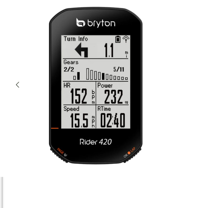 Bryton Rider 420T in General Electronics in City of Toronto