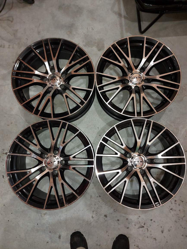 Rtx  Vertex Aluminum Wheels 18” 5x120 in Tires & Rims in Sudbury - Image 4