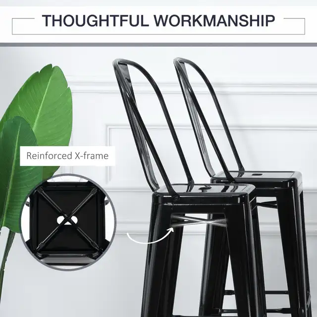 Metal bar Stool bar chair Kitchen Industrial  in Chairs & Recliners in Markham / York Region - Image 9