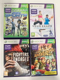 Xbox 360 Games Kinect Games Bundle