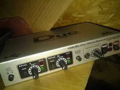M-Audio Duo USB Audio Interface Preamp with S/PDIF no ac adapter, View more