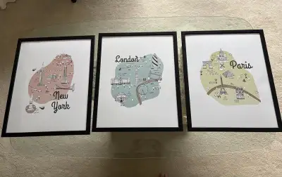 IKEA Framed Art Set of 3, View more