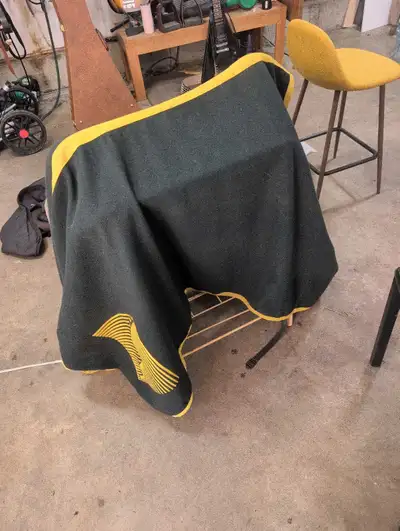Four used horse blankets (three blankets + one cooler) all in good condition. All four have clasps,...