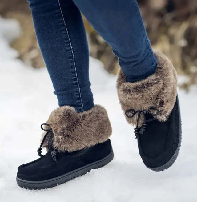 NEW in Box Manitobah Micro Mukluk Ladies size 10 in Black – reta