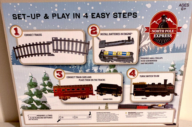 ⭐ BNIB North Pole Express Train Set (by Well Played) in Hobbies & Crafts in City of Toronto - Image 3
