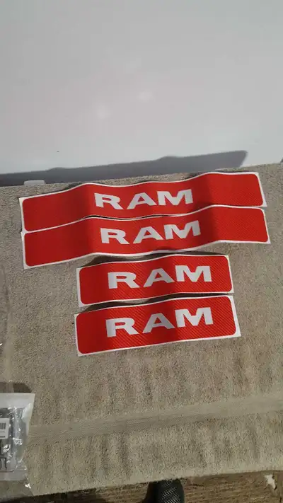 Set of 4 Dodge ram stickers for sale $15