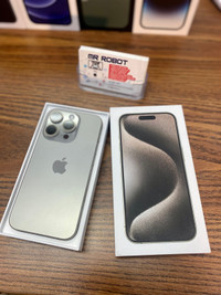 iPhone 15 Pro Natural Titanium ^^ LIKE NEW  