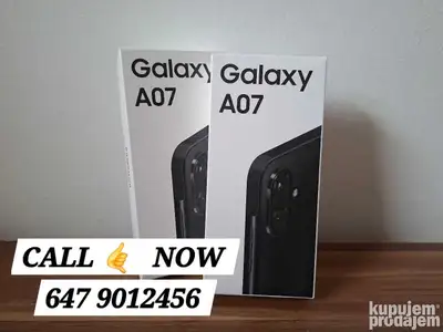   SAMSUNG  GALAXY  ( A07 ) SAMSUNG  SEALED BOX . BRAND NEW, View more