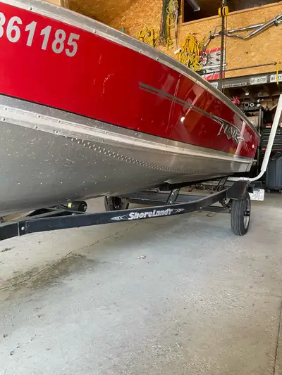 2014 boat and trailer. New never in water 2024 30 hp Suzuki with electric start and trim. Been in st...