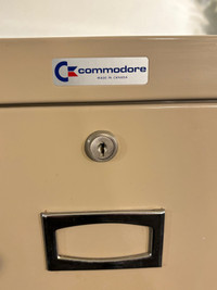 Vintage Commadore Filing Cabinet as in 64 