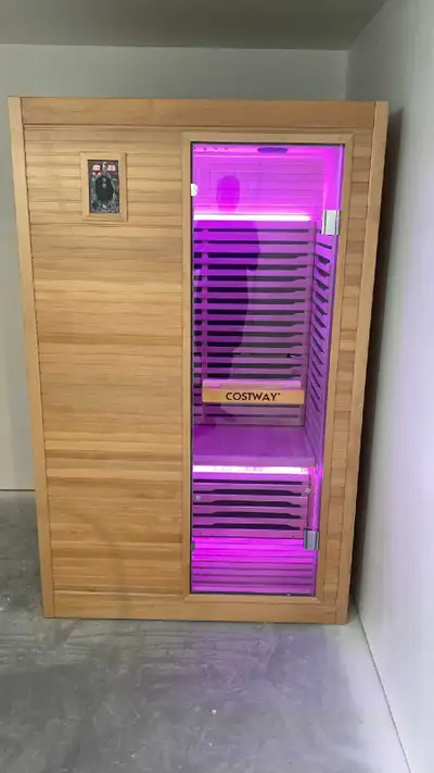 Turn Your Home Into a Wellness Retreat! Order the Costway 2–3 Person Premium Infrared Sauna ✨ PureTe...
