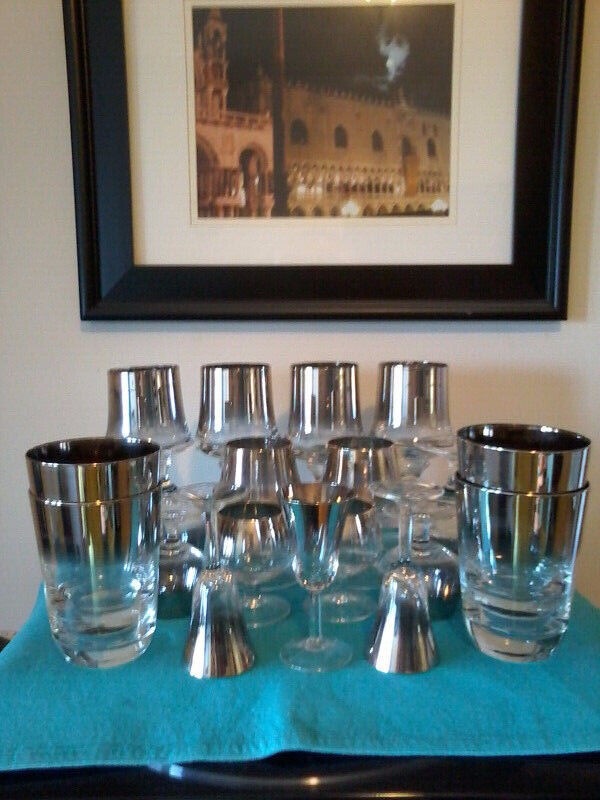 Assorted "Platinum" & Crystal Glassware (20 Pcs just $150)! in Arts & Collectibles in City of Toronto - Image 2