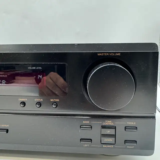 Vintage 1990s Denon DRA-295 Stereo Receiver Amplifier Hi-Fi Test in Stereo Systems & Home Theatre in City of Toronto - Image 5