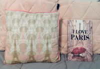 Claire’s Paris Pillow and Picture