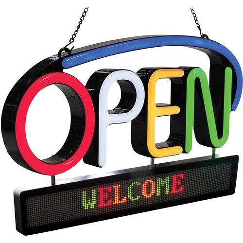 Open Print/Message Sign - $75.00 OBO in Other Business & Industrial in Calgary