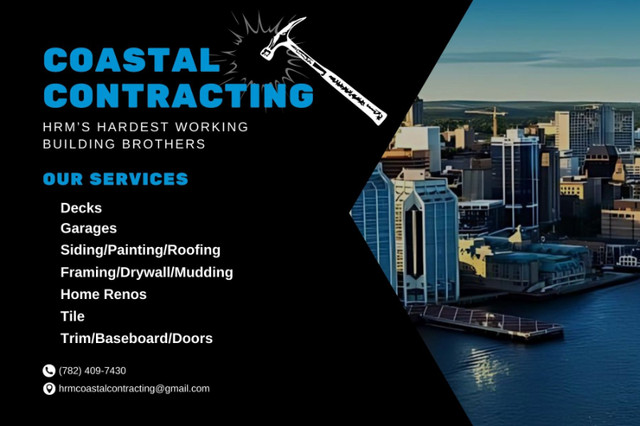Building, Renovations, and Carpentry Services in Renovations, General Contracting & Handyman in City of Halifax