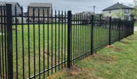 40+1 Units of 6-Foot by 7-Foot Industrial Ornamental Fencing