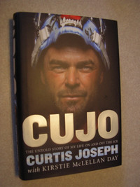 Curtis Joseph CUJO autographed hand signed book