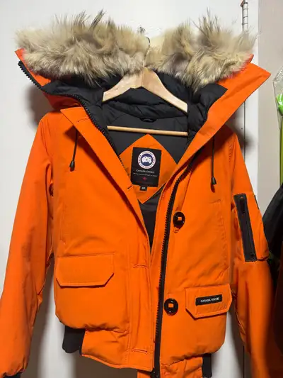 Authentic Canada goose bomber jacket orange, View more