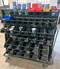  Metric  socket head caps screws cart and bins not for sale 