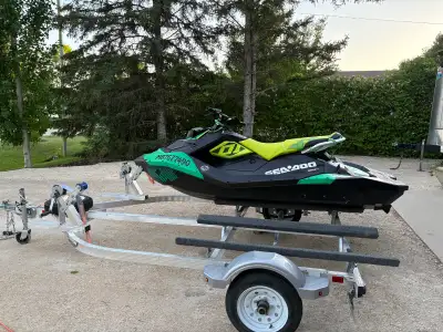 This pre-owned Sea-Doo Spark is ready to hit the water, offering a compact and agile ride with its p...