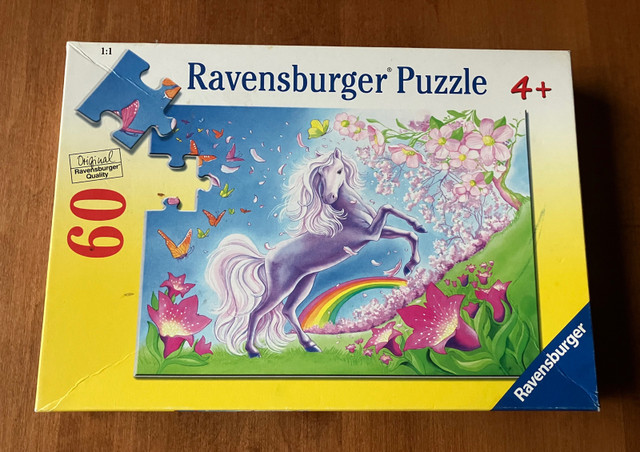 60-Piece Ravensburger Puzzle, Colorful Horse, Complete dans Jouets et jeux  à Ville de Montréal - Image 3