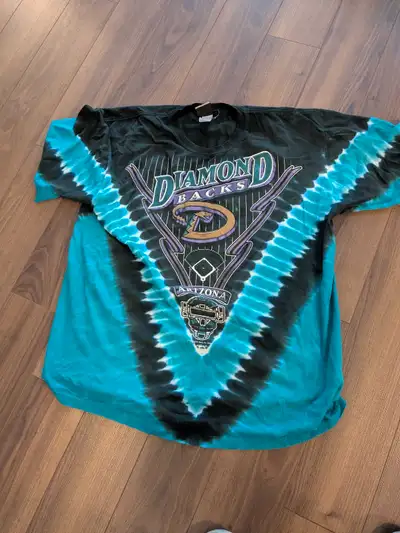 Diamondbacks Tie-Dye T-Shirt Men's XL , View more