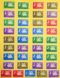 British Colonies Freedom From Hunger Set, MH, 1963, 37 stamps