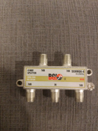 4 way cable / coaxial splitter
