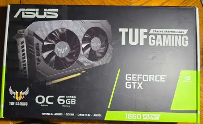 Asus GeForce GTX 1660 Super TUF OC Edition, View more